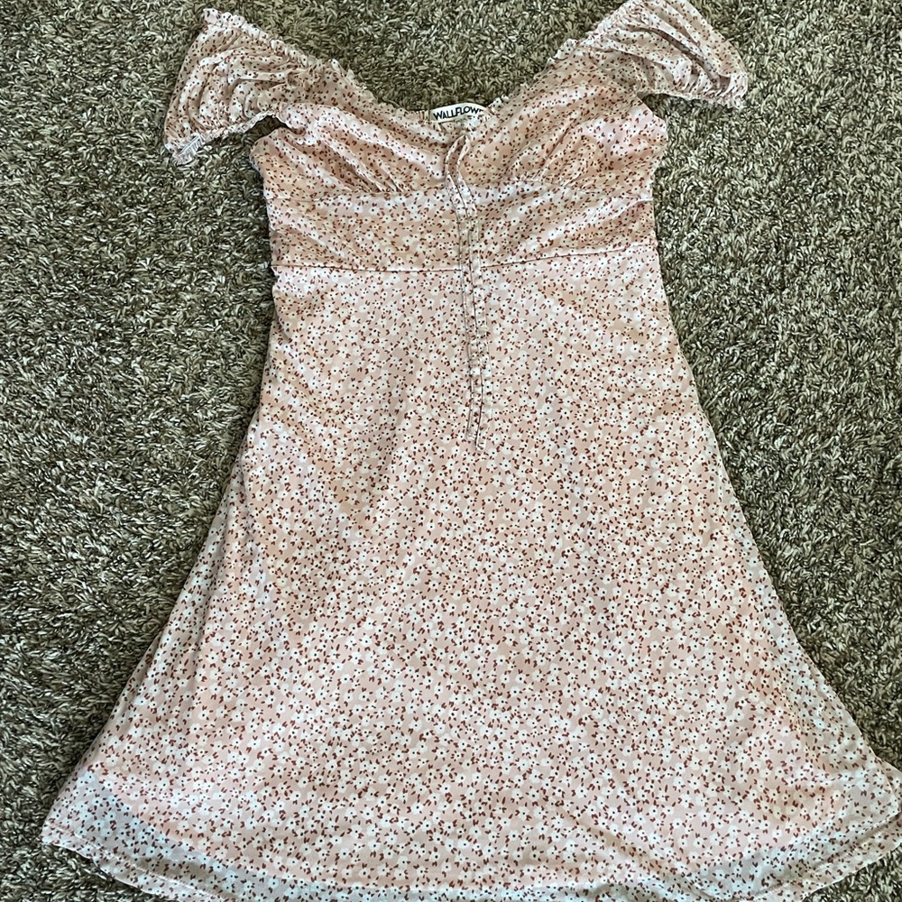 Nellson Pink Floral Dress